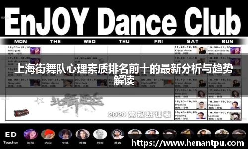 上海街舞队心理素质排名前十的最新分析与趋势解读
